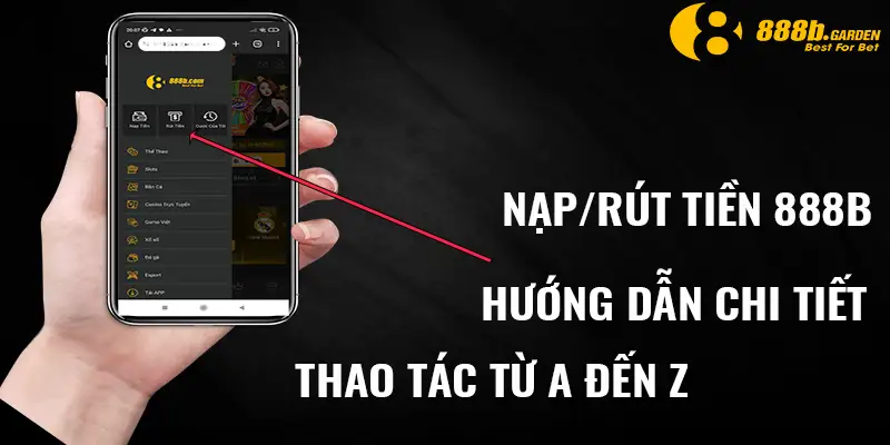 nạp/rút tiền 888b